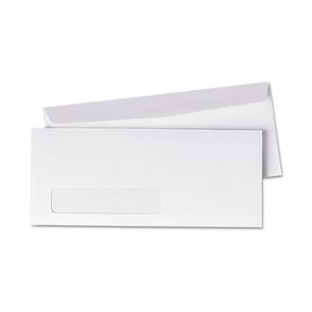 Quality Park QualityPrk, WINDOW ENVELOPE, #10, COMMERCIAL FLAP, GUMMED CLOSURE, 4.13 X 9.5, WHITE, 500PK 90120